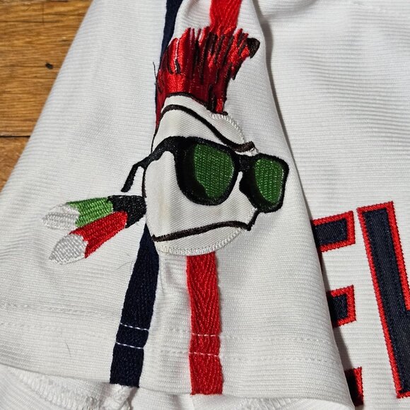 VTG Vaughn Cleveland #99 Headgear Classics button up kids baseball jersey S - Picture 5 of 9